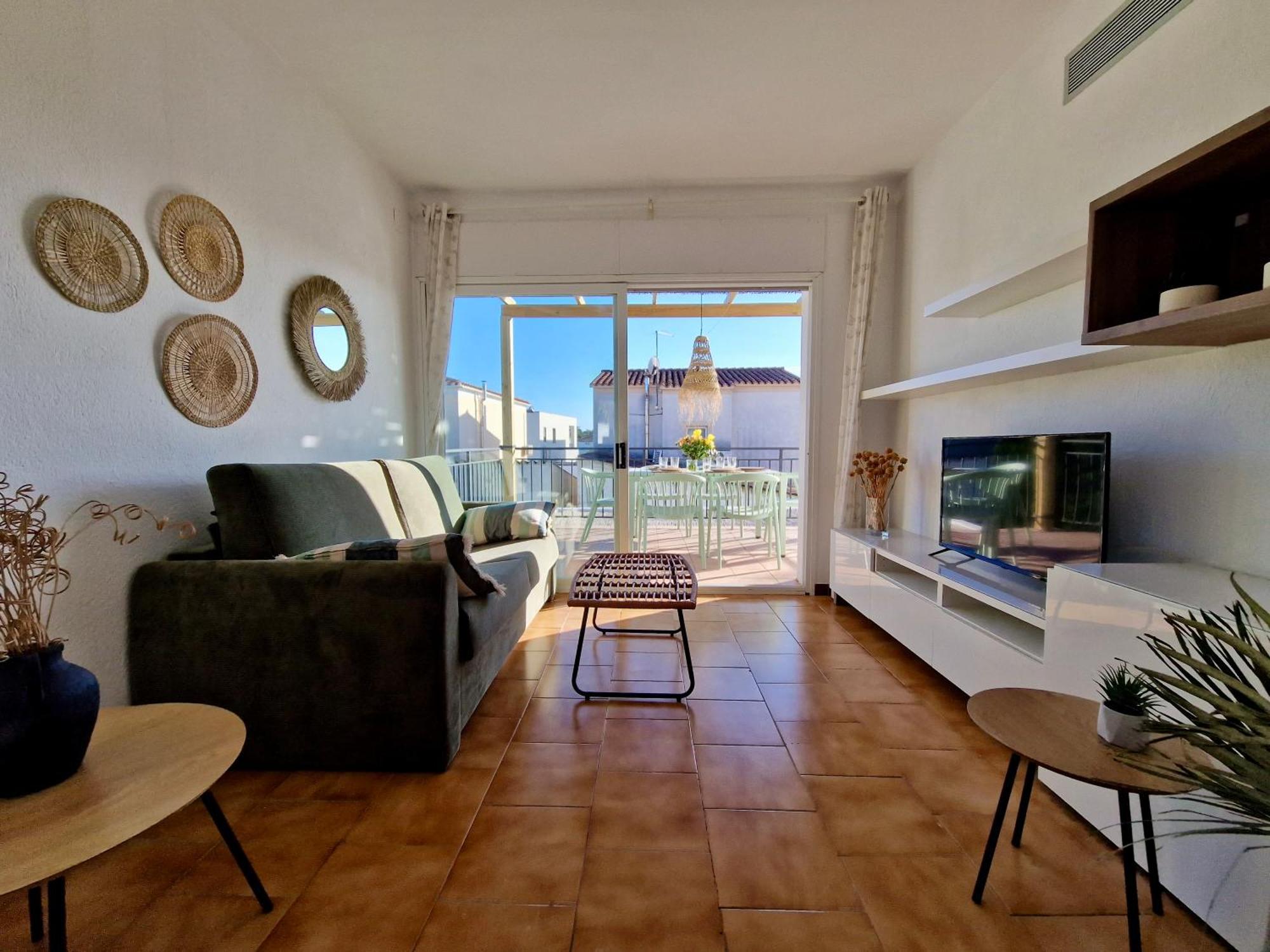 Gorgot P1 I Apartamento Con Terraza Y Piscina Comunitaria Cerca De La Playa Empuriabrava Exterior photo